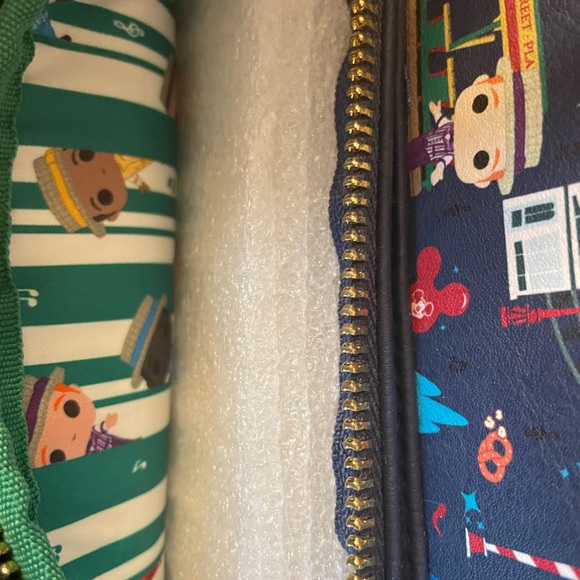 New Disney Park Loungefly Funko Pop Dapper Dans Backpack & 2022 Blue Sequin Ears - Picture 6 of 8